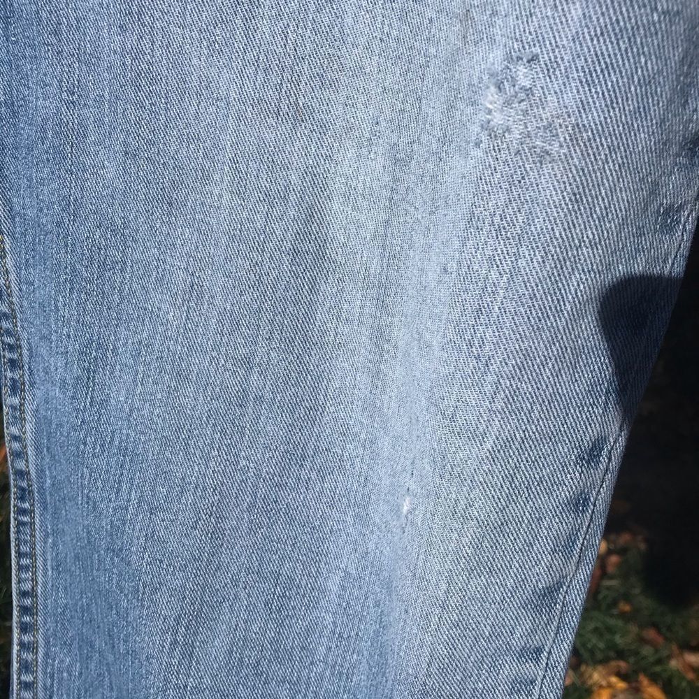 Route 66 distressed raw edge hem jeans/light wash - Picture 4 of 4